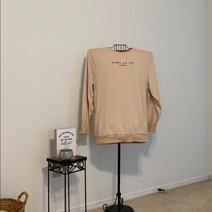 Comfy Oversized Paris Sweater